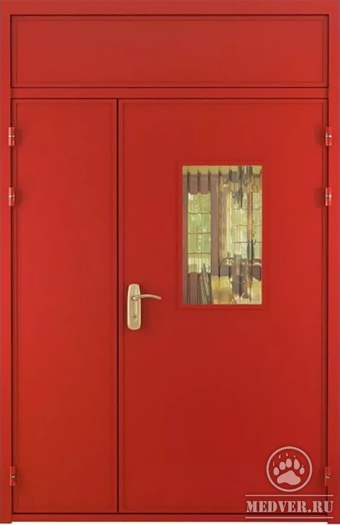 Крас дверь. Двери полуторной противопожарной ei-30. Дверь противопожарная металлическая с фрамугой. Противопожарная дверь с фрамугой. Дверь ei60.