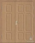 Двустворчатая дверь в квартиру-74