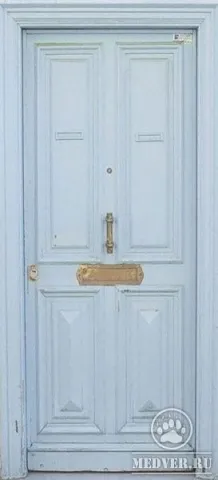 Металлическая дверь из массива сосны-34