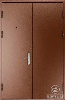 Двухстворчатая дверь в квартиру-125
