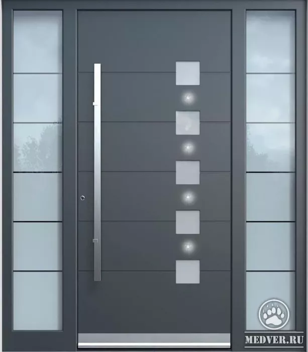Тамбурная дверь со стеклом-30