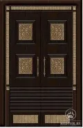 Дверь в тамбур двустворчатая-74