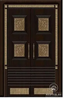 Дверь в тамбур двустворчатая-74