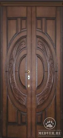 Двухстворчатая металлическая дверь - 2