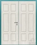 Двустворчатая дверь в квартиру-73