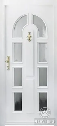 Входная белая дверь-6